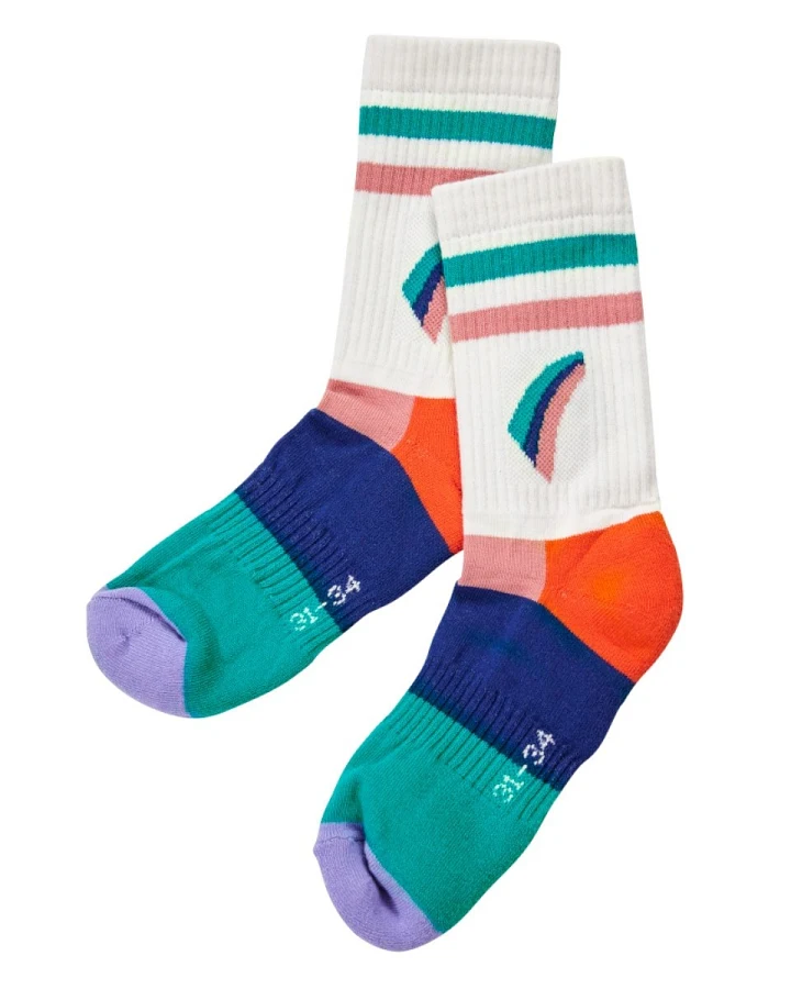 Kinder Tennissocken Regenbogen Gr.27-30