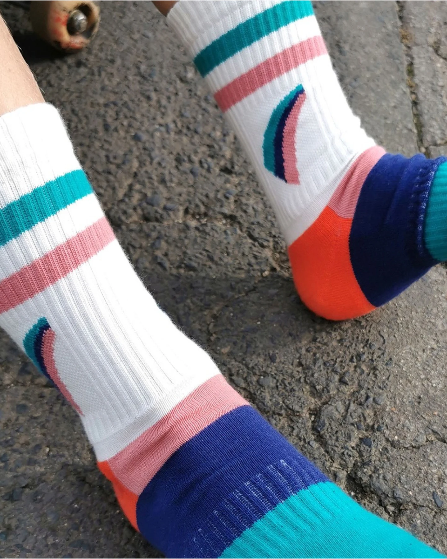 Kinder Tennissocken Regenbogen Gr.27-30 – Ansicht 2