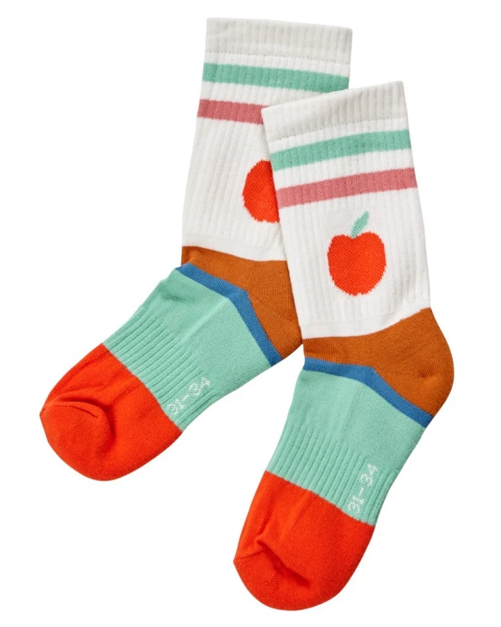 Kinder Tennissocken Apfel Gr.27-30