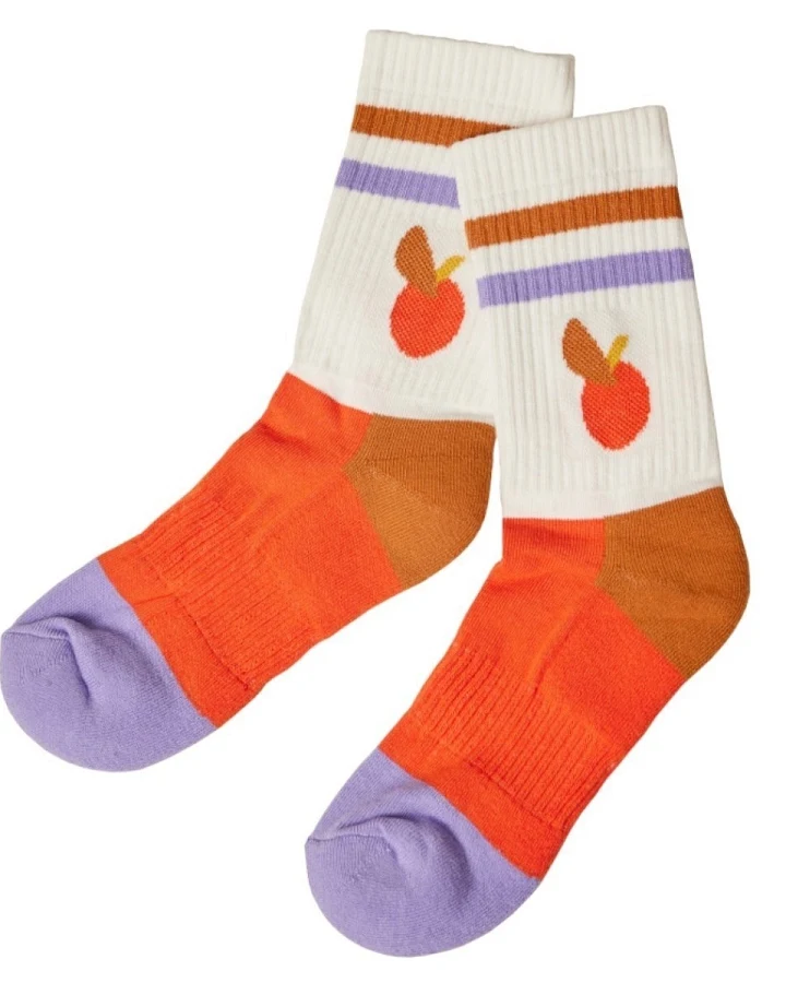 Damen Tennissocken Bio-Baumwolle Obst Gr.35-38