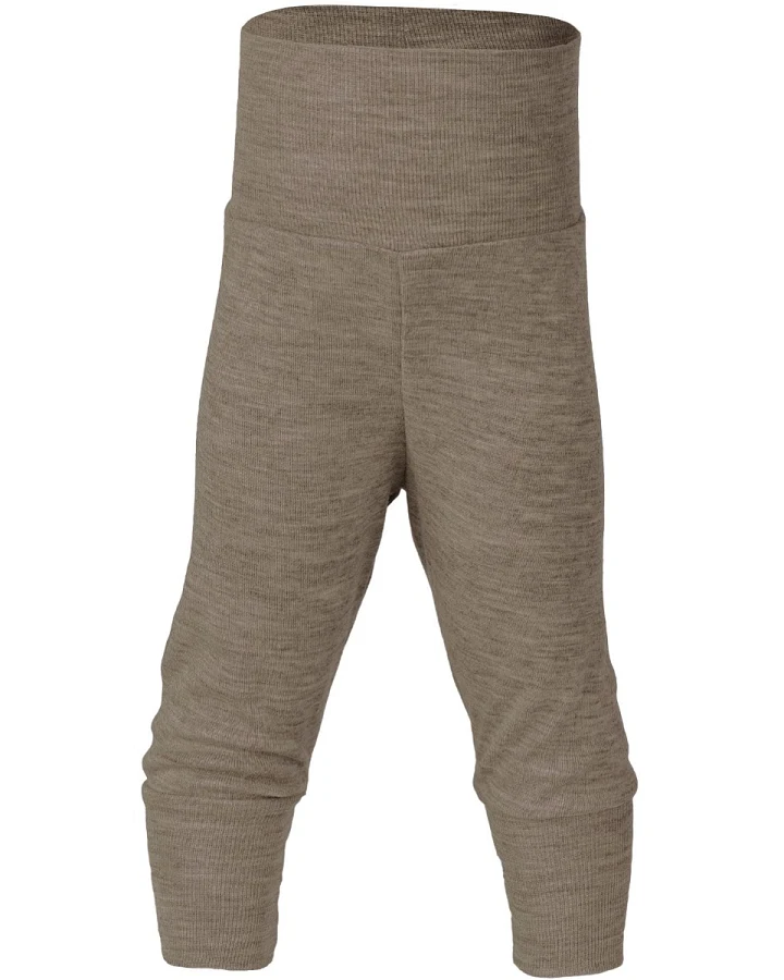 Engel Natur Baby Hose Wolle Seide walnuss Gr.62/68