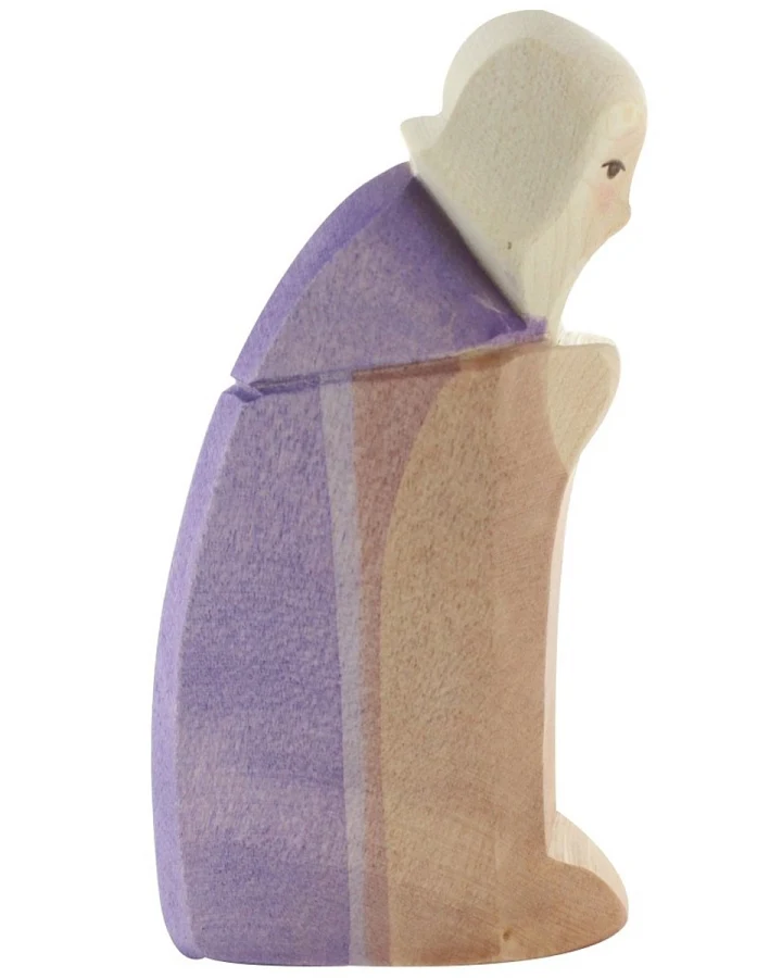 Ostheimer Josef 13 cm Laubholz, handgeschnitzt und lasiert