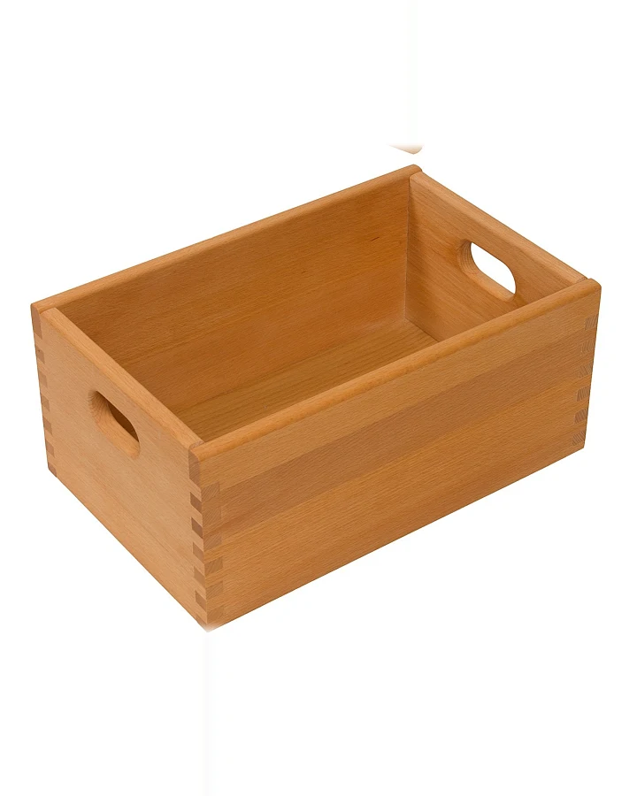 Spielzeugkiste klein, Buche Massivholz, geölt Maße 39 x 17,8 x 25 cm (B x H x T)