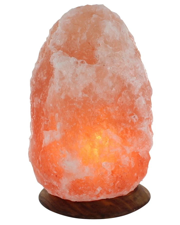 Beleuchteter Salzkristall "Rock" Höhe ca. 30 cm, Gewicht ca. 7-10 kg