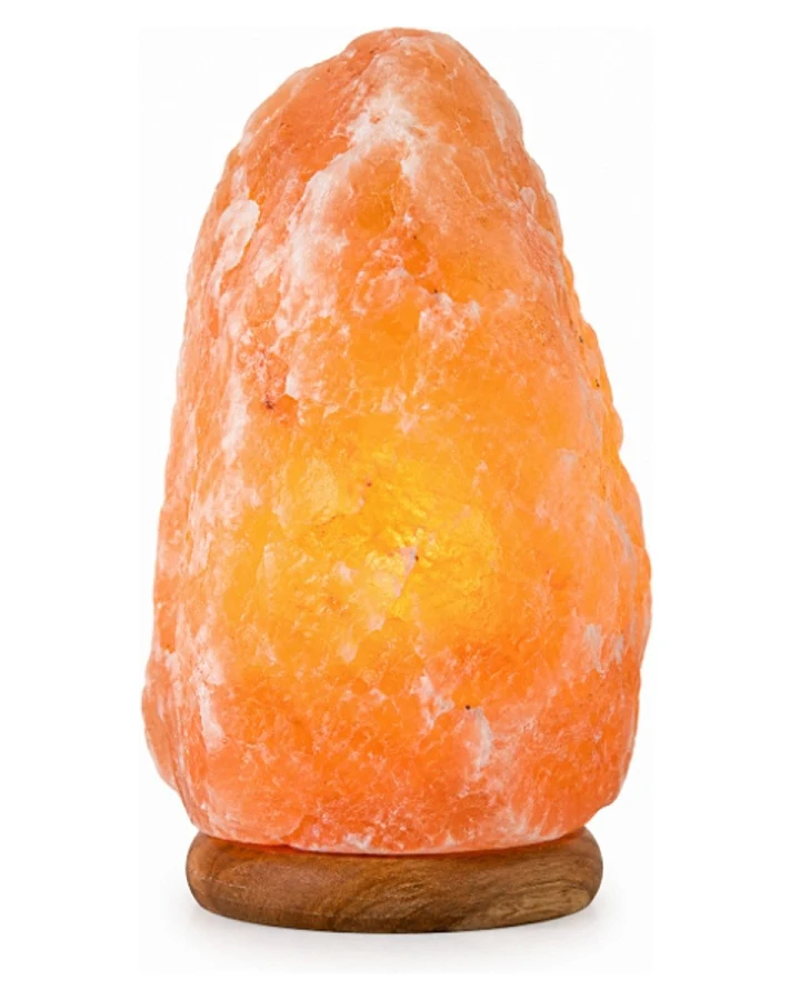 Beleuchteter Salzkristall "Rock" Höhe ca. 30 cm, Gewicht ca. 7-10 kg