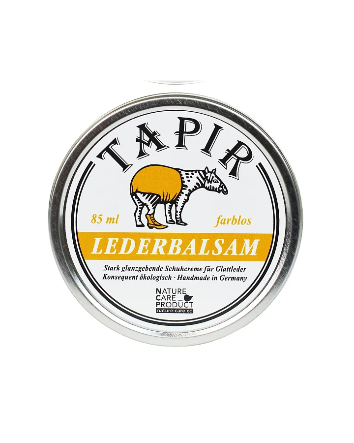 Tapir Lederbalsam farblos 85 ml in der Metalldose