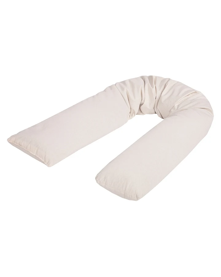 Stillkissen, 200 cm, Dinkelspreufüllung (kbA) Gewicht 4 kg
