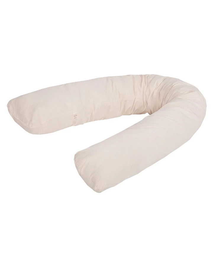 Stillkissen, 200 cm, Wollkügelchen (kbT) natur Gewicht 1,5 kg