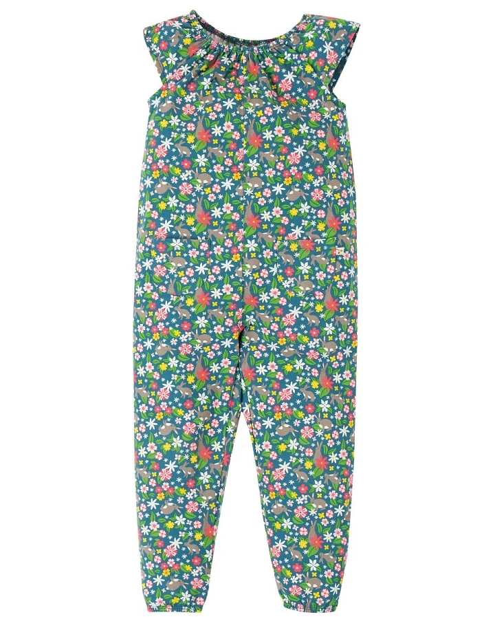 Frugi Kinder Jumpsuit Overall Blümchen Gr.7 (3-4 Jahre)