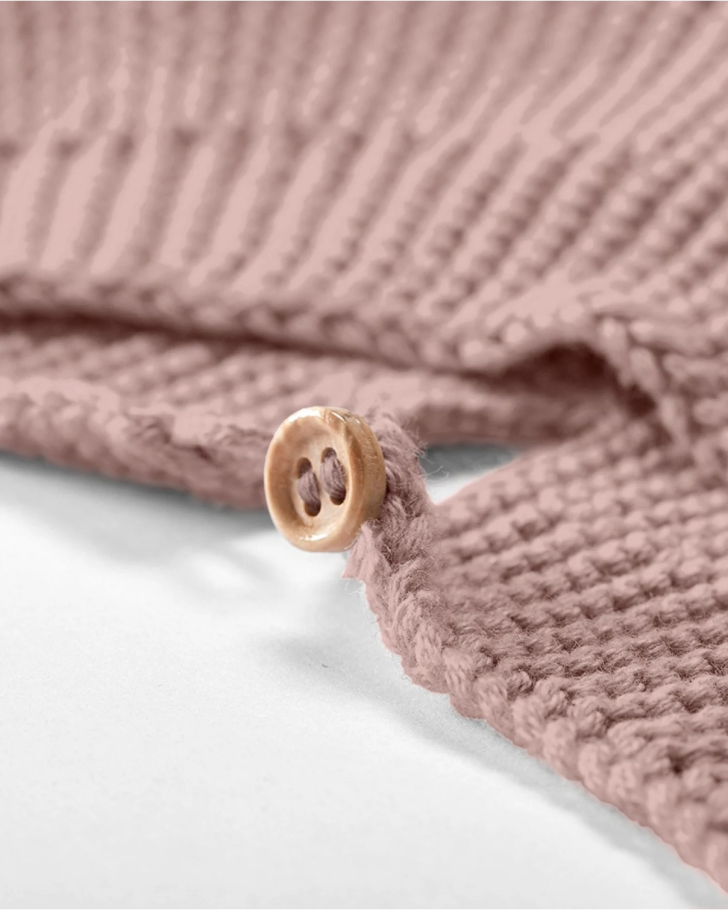 Kinder Pullover Bio-Baumwolle Strick rosé Gr.122/128 – Ansicht 2