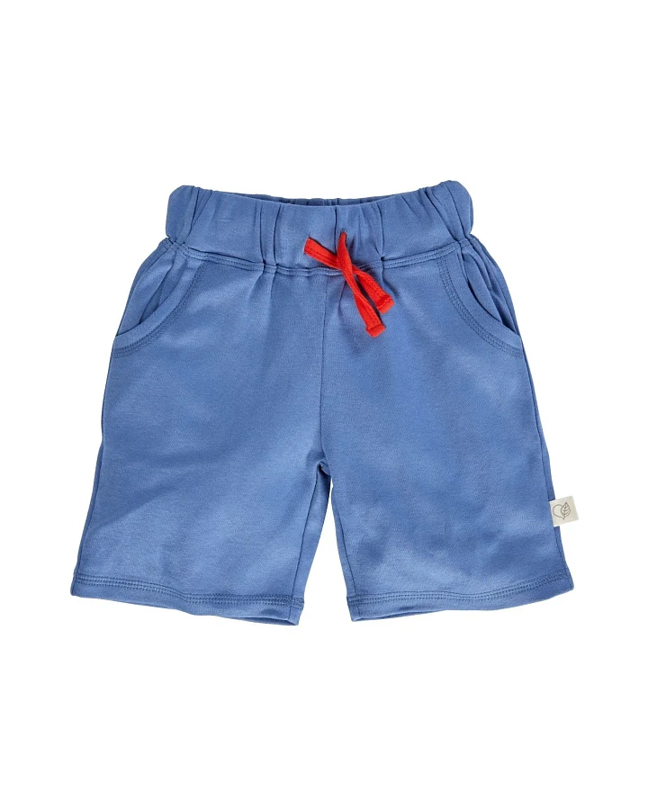 Kinder Shorts Bio-Baumwolle blau Gr.98/104