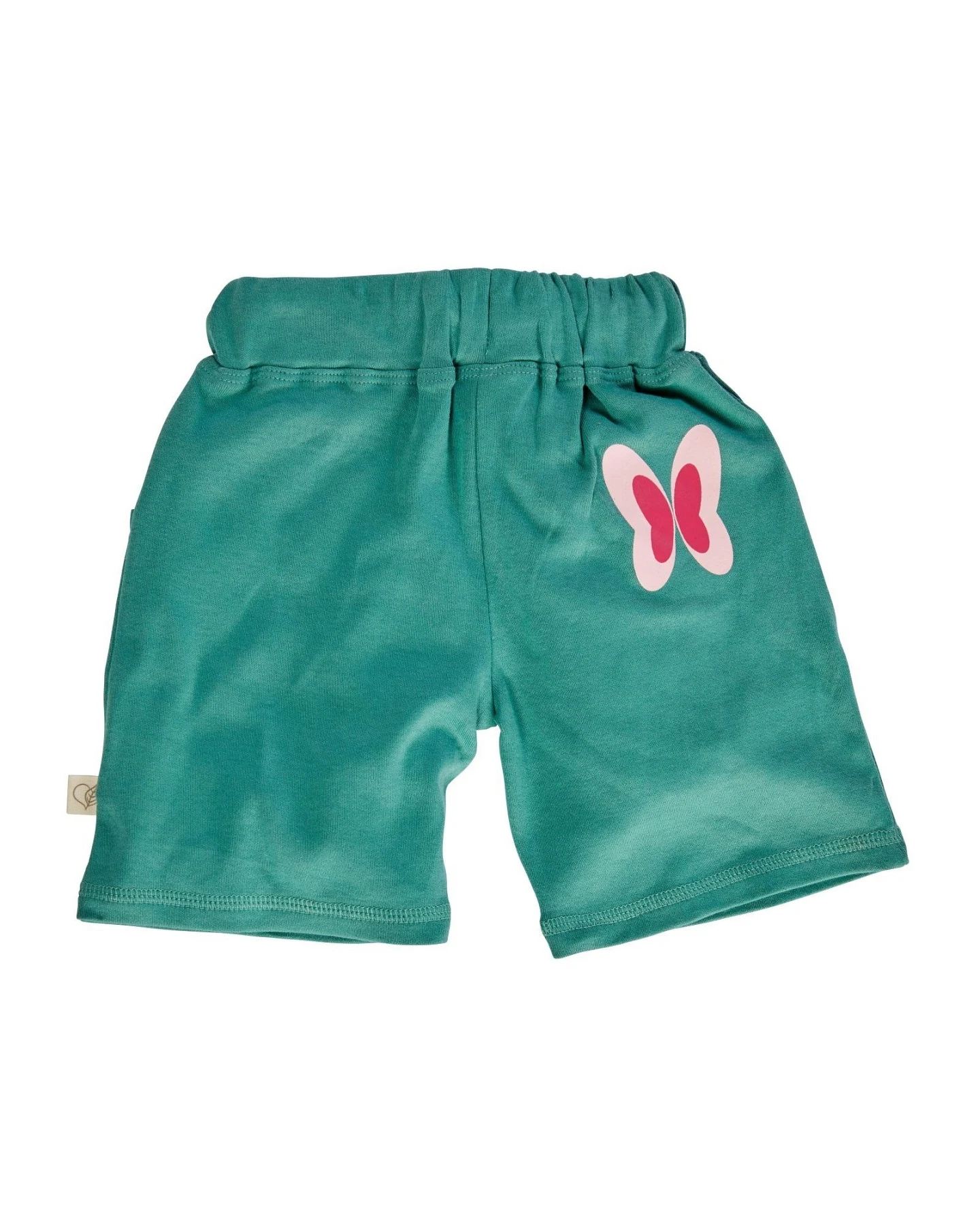 Kinder Shorts Bio-Baumwolle grün Gr.122/128 – Ansicht 2