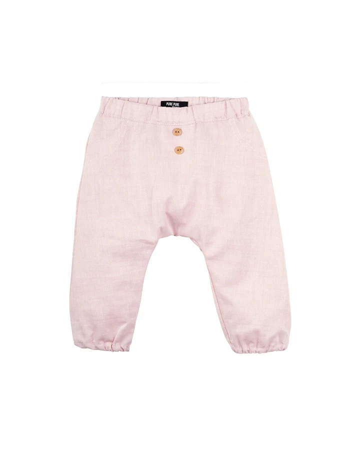 PURE PURE by Bauer Baby Hose Erdbeercreme Gr.68