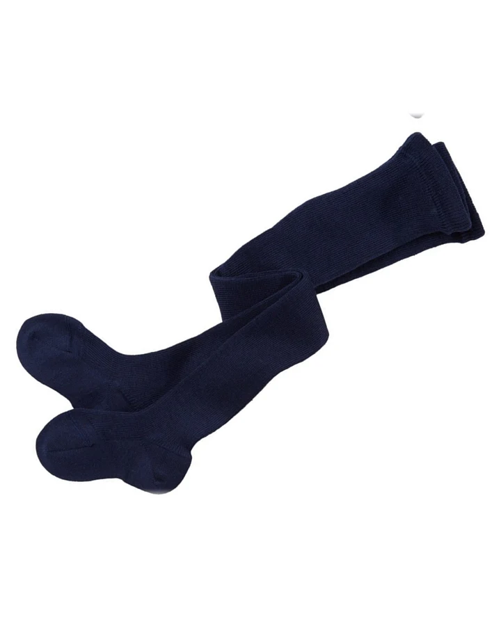 Kinder-Strumpfhose Bio-Schurwolle marine Gr. 0