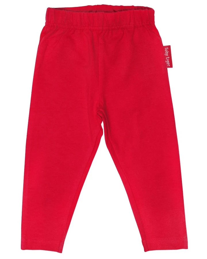Baby und Kinder Leggings rot Gr.80 (6-12 Monate)