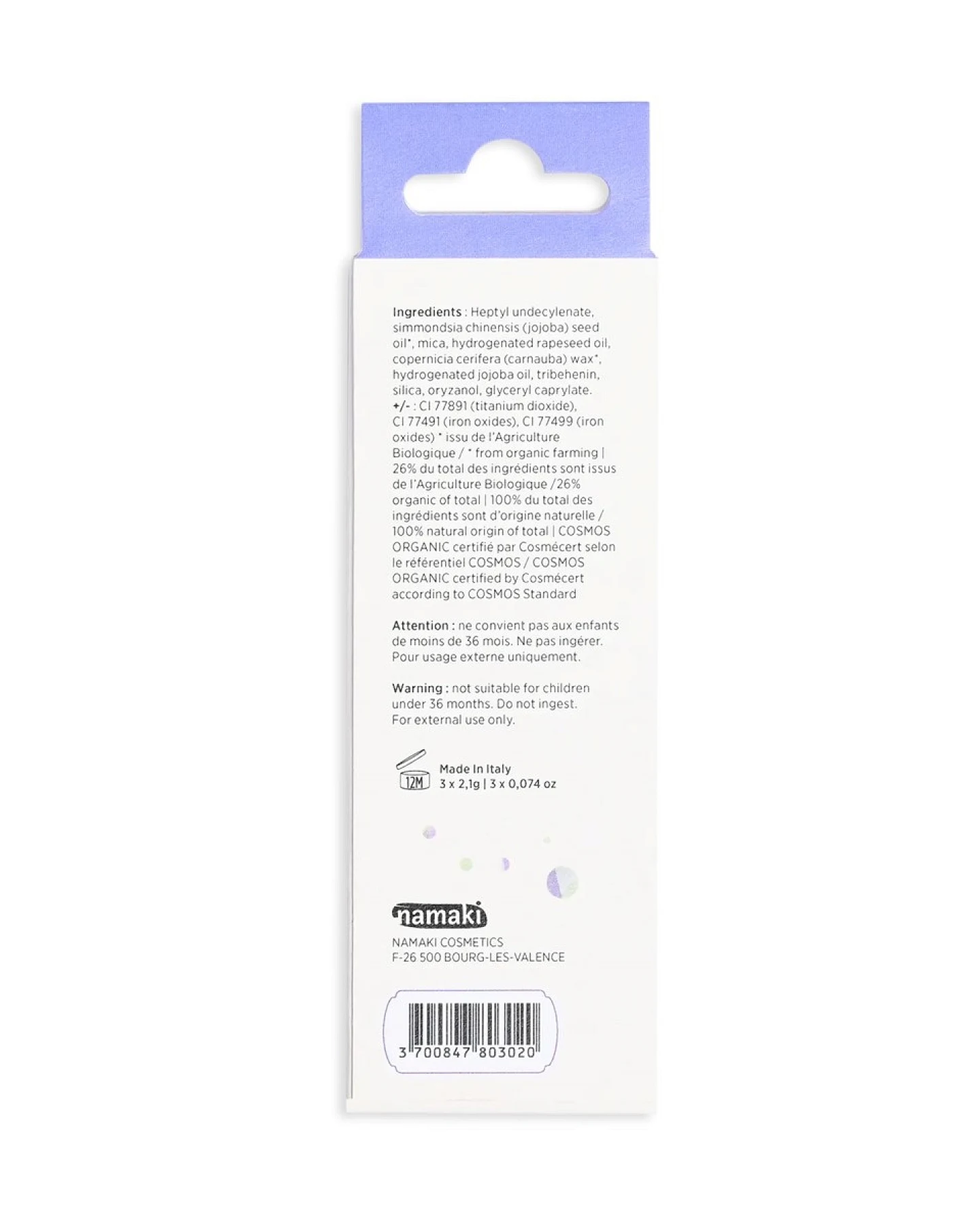 Kinderschminkstifte Glitzer "Jumbo", 3er-Set Violett, Silber, Grün – Ansicht 2
