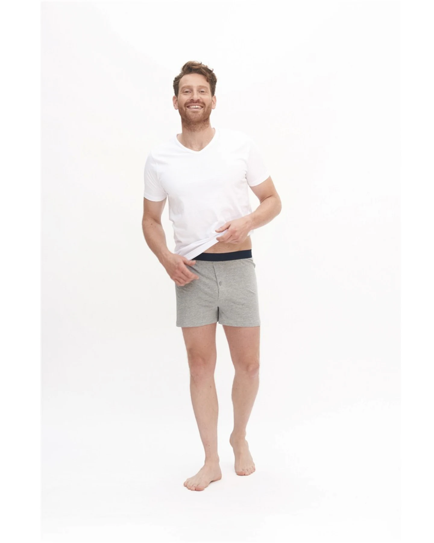 Living Crafts T-Shirt "Dean", 2er-Pack, white Gr. M – Ansicht 2