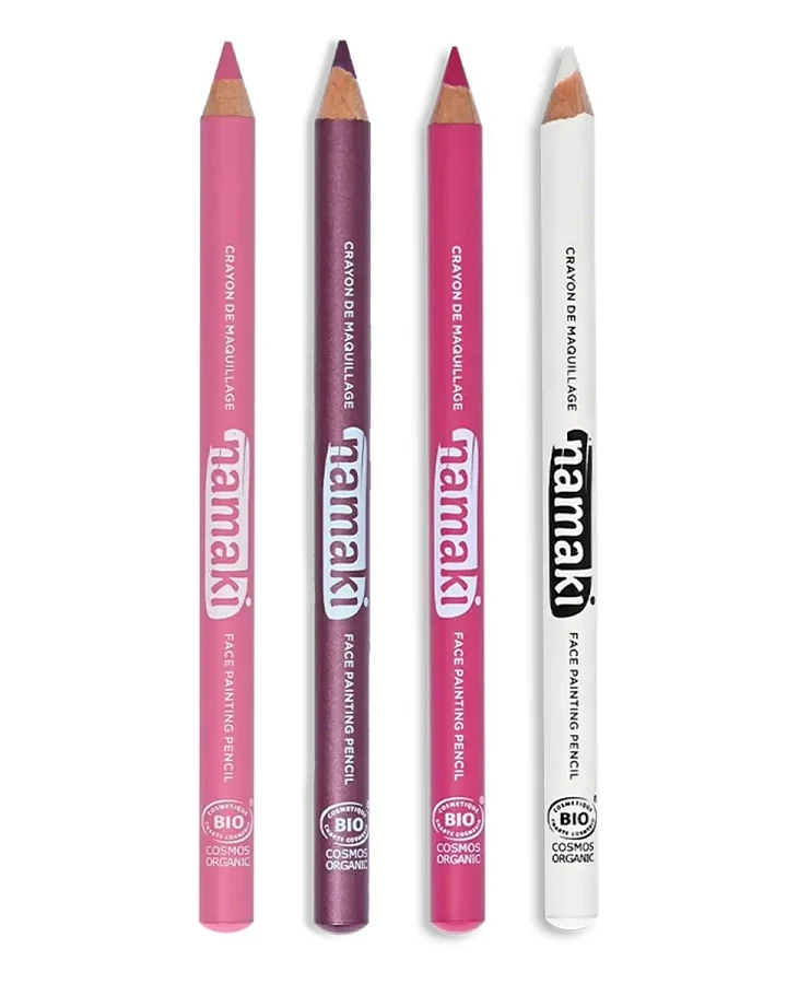 Produktseite: Schminkstifte für Kinder, 4er-Set Violett, Fuchsia, Rosa, Weiß