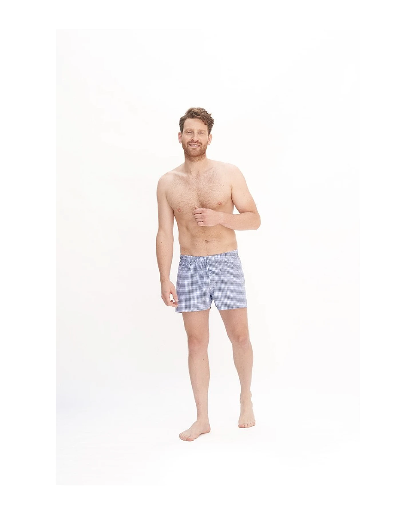 Living Crafts Boxer-Shorts "Gregor", 2er-Pack, denim blue Gr. M – Ansicht 2