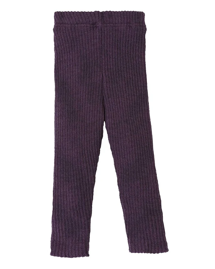 Disana Baby und Kinder Leggings Bio-Merinowolle aubergine Gr.86/92