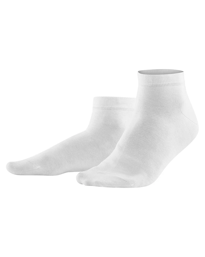 Living Crafts Sneaker-Socken "Curt", 2er-Pack, white Gr. 39-42