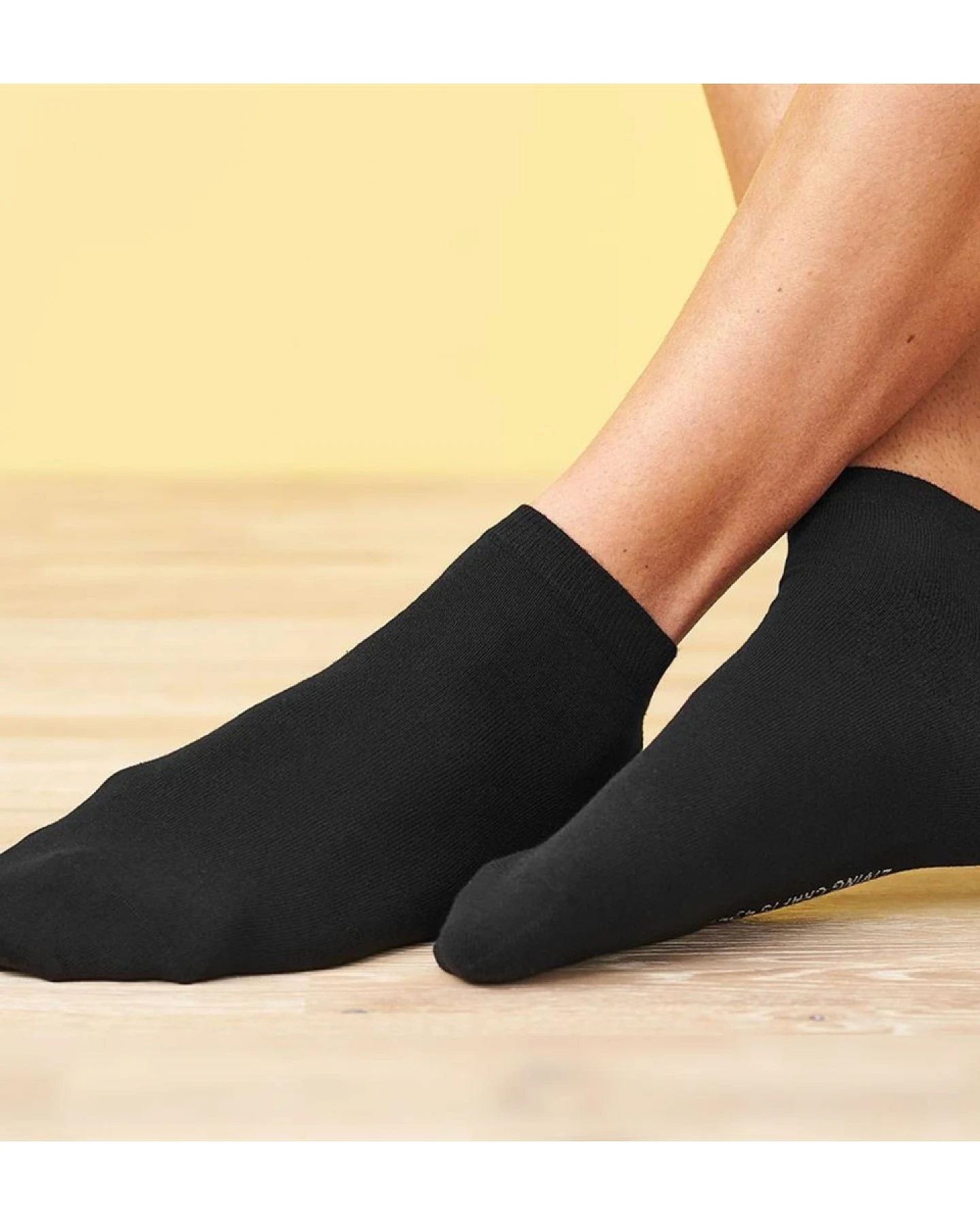 Living Crafts Sneaker-Socken "Curt", 2er-Pack, black Gr. 39-42 – Ansicht 2