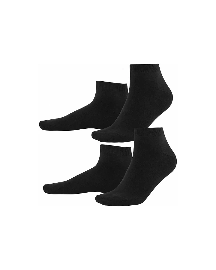 Living Crafts Sneaker-Socken "Curt", 2er-Pack, black Gr. 39-42