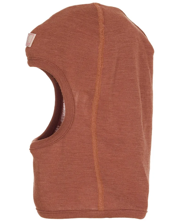 Pickapooh Baby und Kinder Helmmütze Schlupfmütze Wolle Seide redwood Gr.52