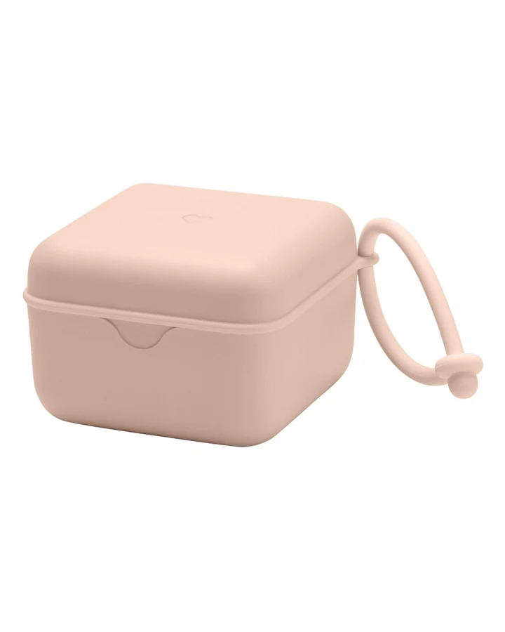 BIBS Schnullerbox blush Maße 7 x 7 x 5 cm