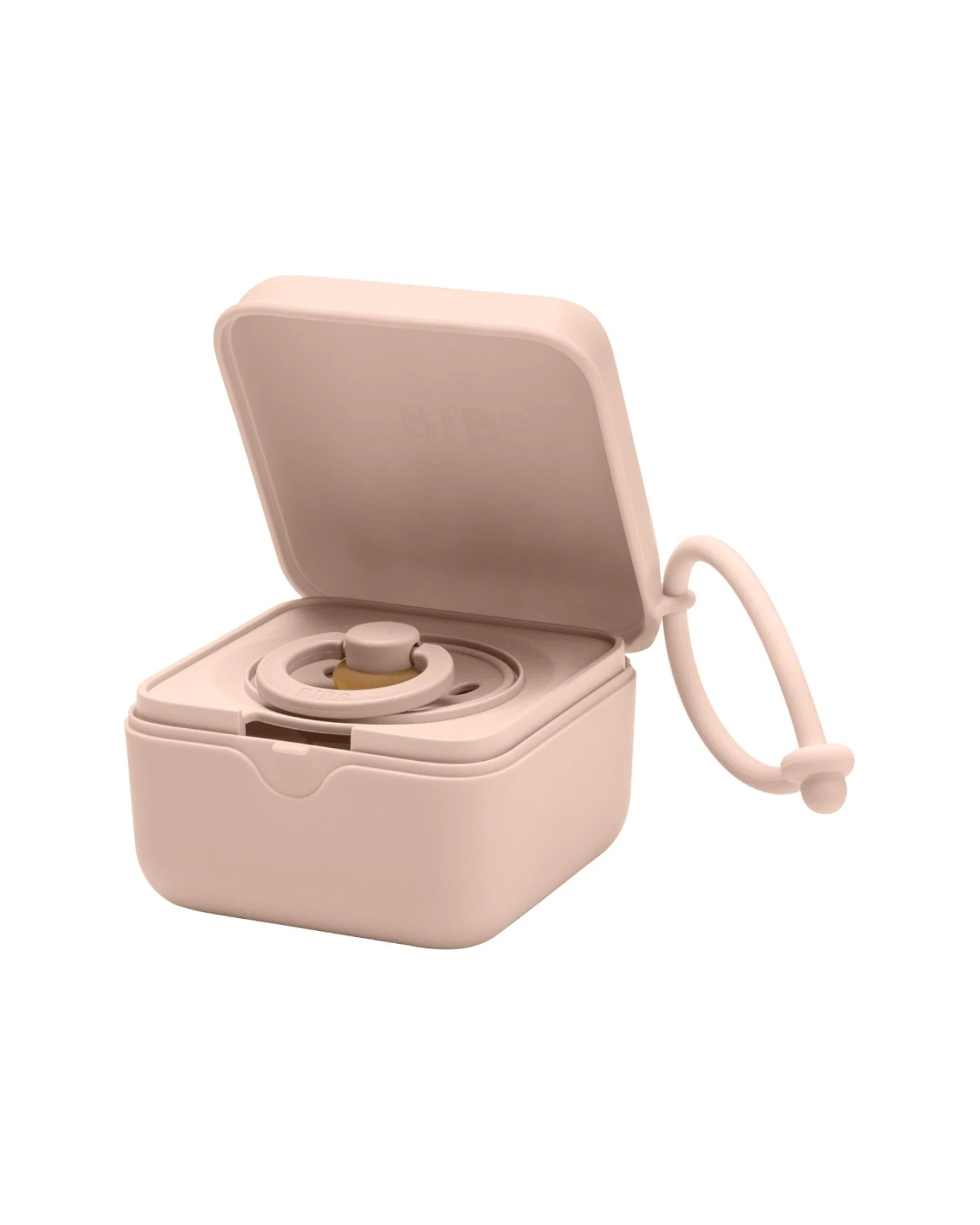 BIBS Schnullerbox blush Maße 7 x 7 x 5 cm – Ansicht 2