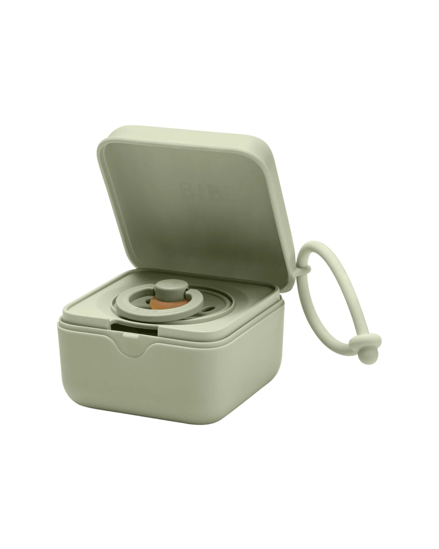 BIBS Schnullerbox sage Maße 7 x 7 x 5 cm – Ansicht 2