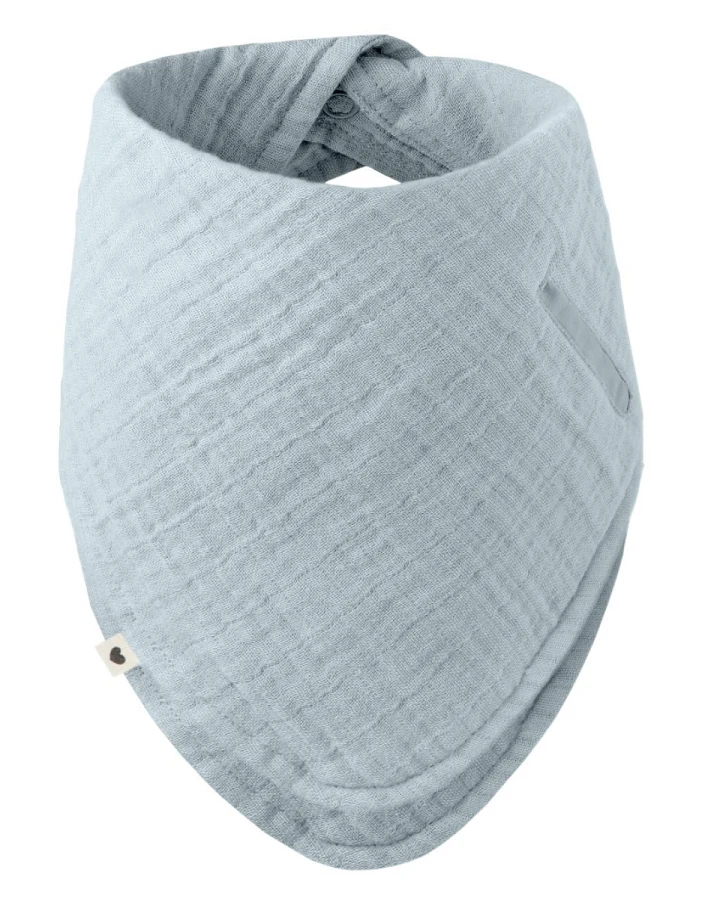 BIBS Dreieckstuch Bandana Bio-Baumwolle Musselin Bib Baby Blue Onesize Maße 27 x 27 cm