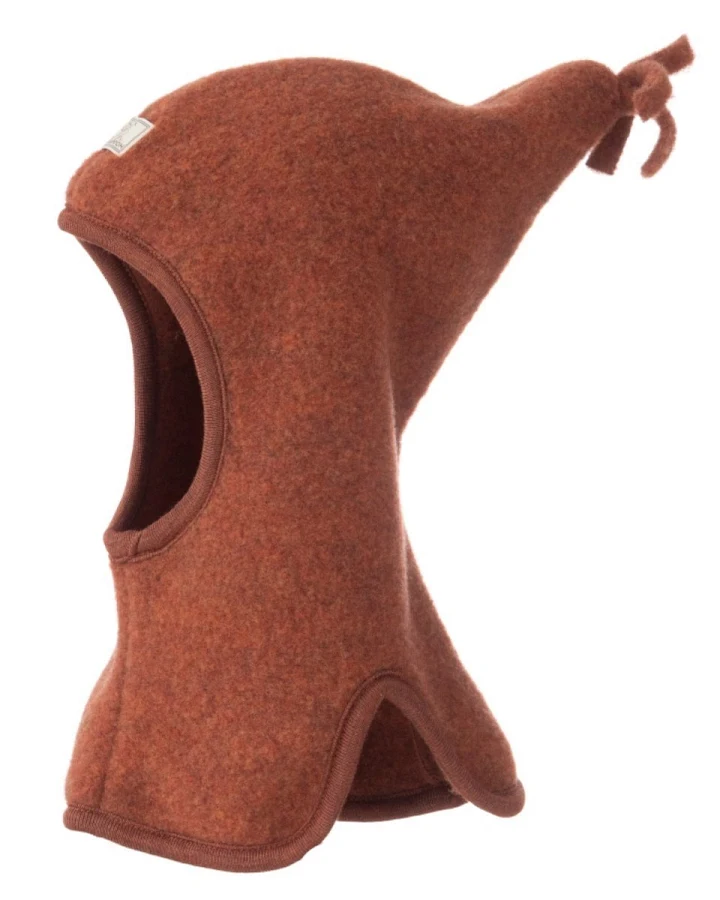 Pickapooh Baby und Kinder Schlupfmütze Mara Bio-Schurwolle Fleece redwood Gr.48