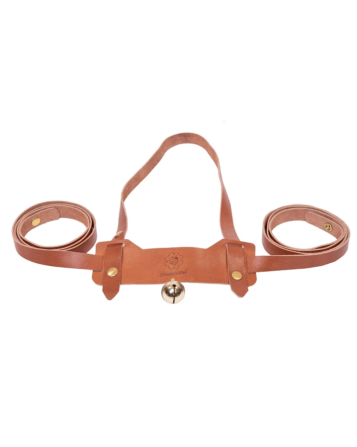 Pferdezügel aus pflanzlich gegerbtem Leder braun Länge 100 cm, Breite 20 cm