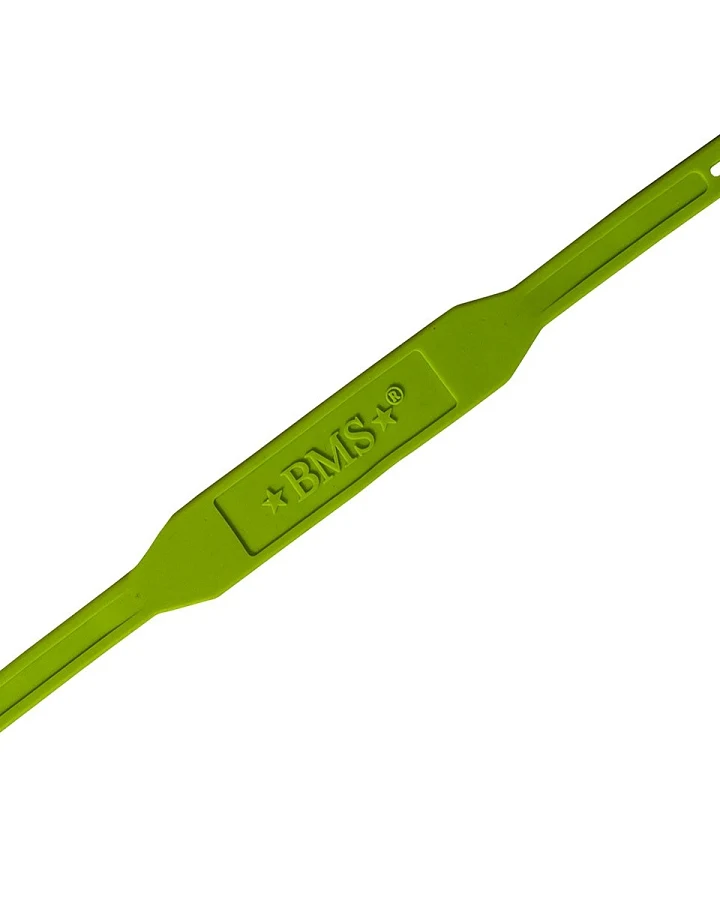 BMS Ersatz Fußstege für Regenhose Silicon Harbour Straps lime 2er Set, inklusive Knöpfe