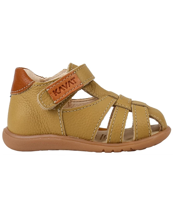 Kavat Kinder Sandalen Rullsand pflanzlich gegerbt honey mustard Gr. 26