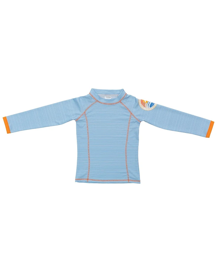 Kinder Langarmshirt Badeshirt "True blue" Gr. 92/98