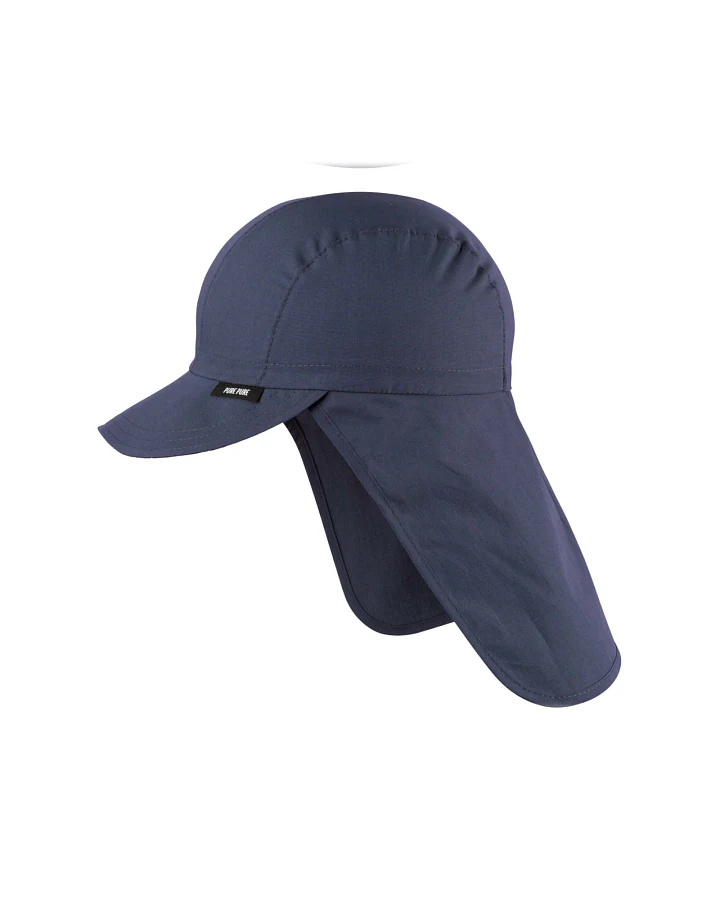 PURE PURE by Bauer Baby und Kinder Sonnenschutz Mütze UV 50 navy Gr. 53