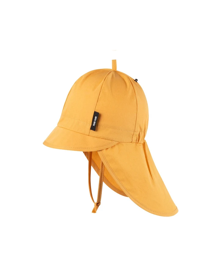 PURE PURE by Bauer Baby und Kinder Sonnenschutz Legionär Mütze UV 50 mango Gr. 45