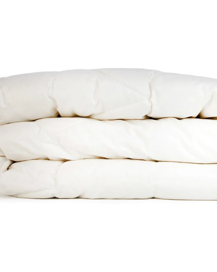 Baby- und Kinderbettdecke Baumwolle (kbA)-Kapok 100 x 135 cm, 590 g (Duo-Ganzjahr)