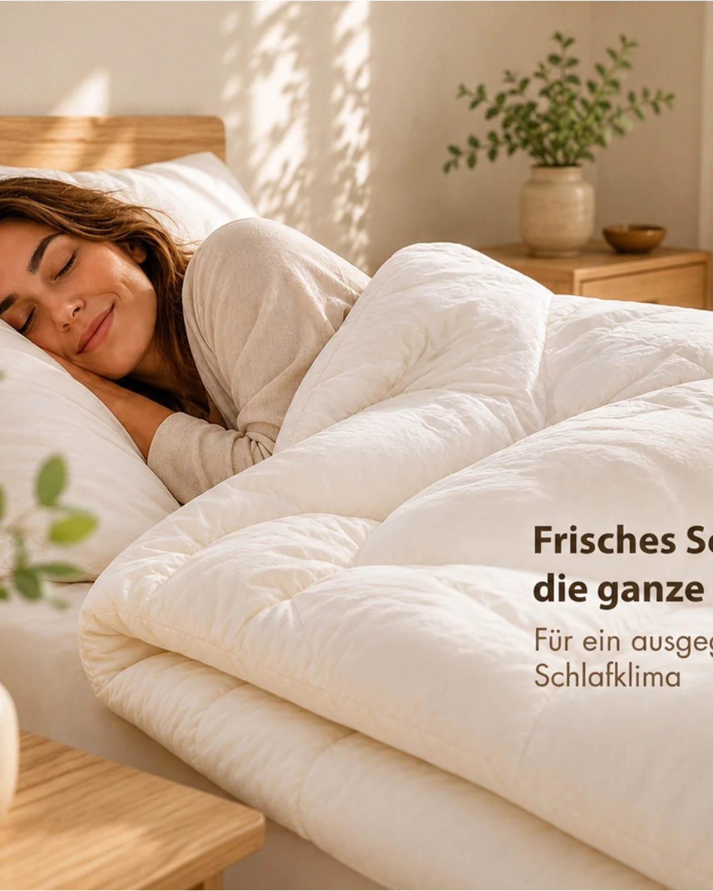 Bettdecke Lyocell waschbar 135 x 200 cm, 400 g (Sommer) – Ansicht 2