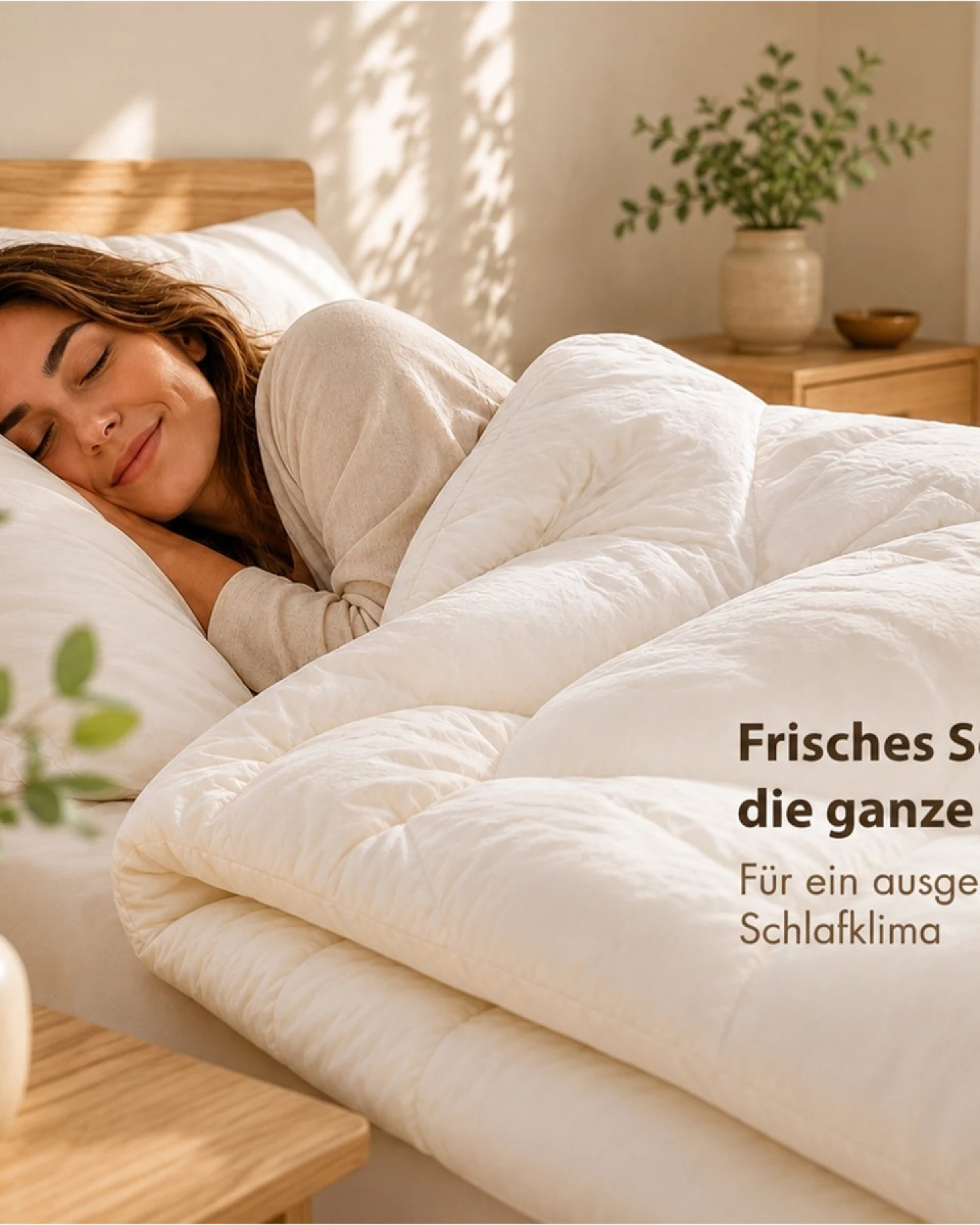 Bettdecke Lyocell waschbar 135 x 200 cm, 1200 g (Ganzjahr) – Ansicht 2