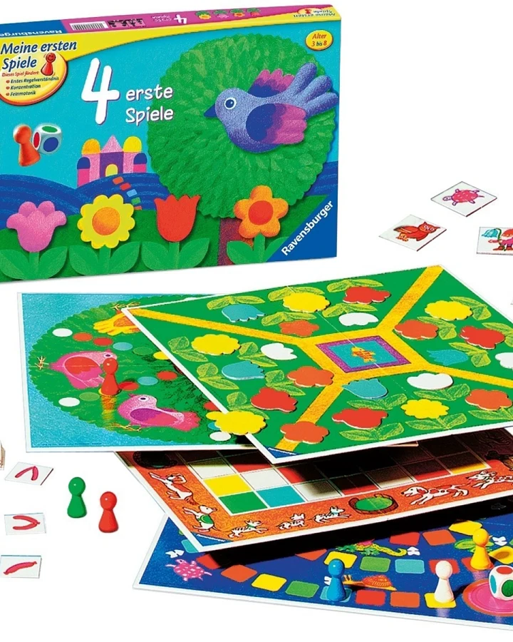 Ravensburger 4 erste Spiele für Kinder von 3 bis 8 Jahren