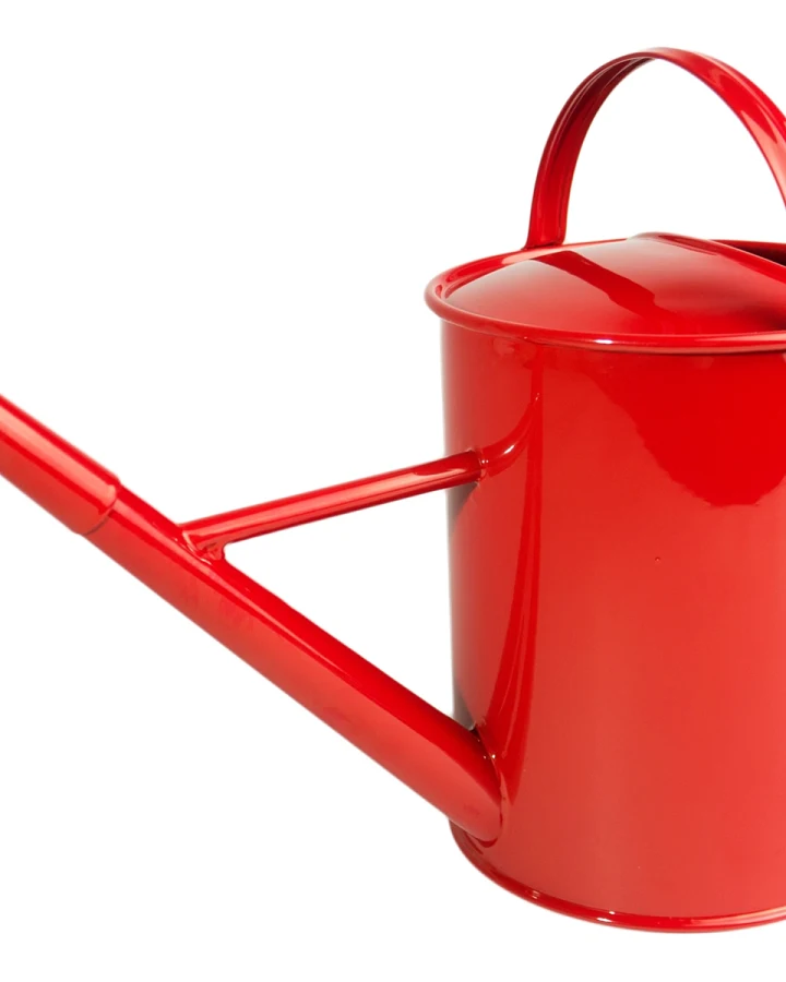 Kinder Gießkanne aus Metall rot 1 Liter
