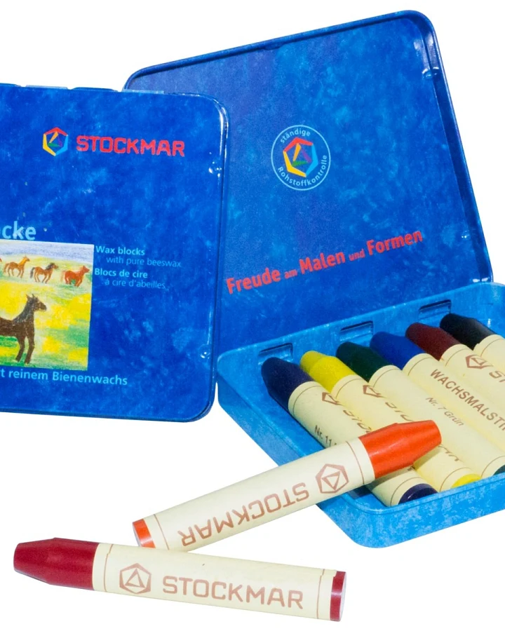 Stockmar Wachsmalstifte Blechetui 8 Stück