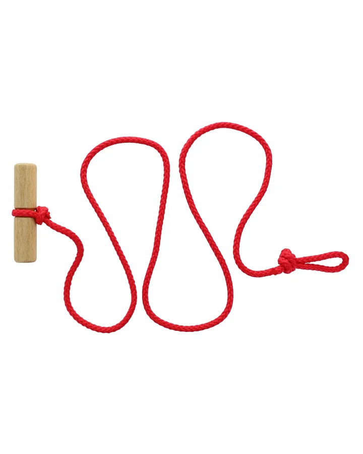 Zugseil für Rodel oder Schlitten rot Länge ca. 118 cm
