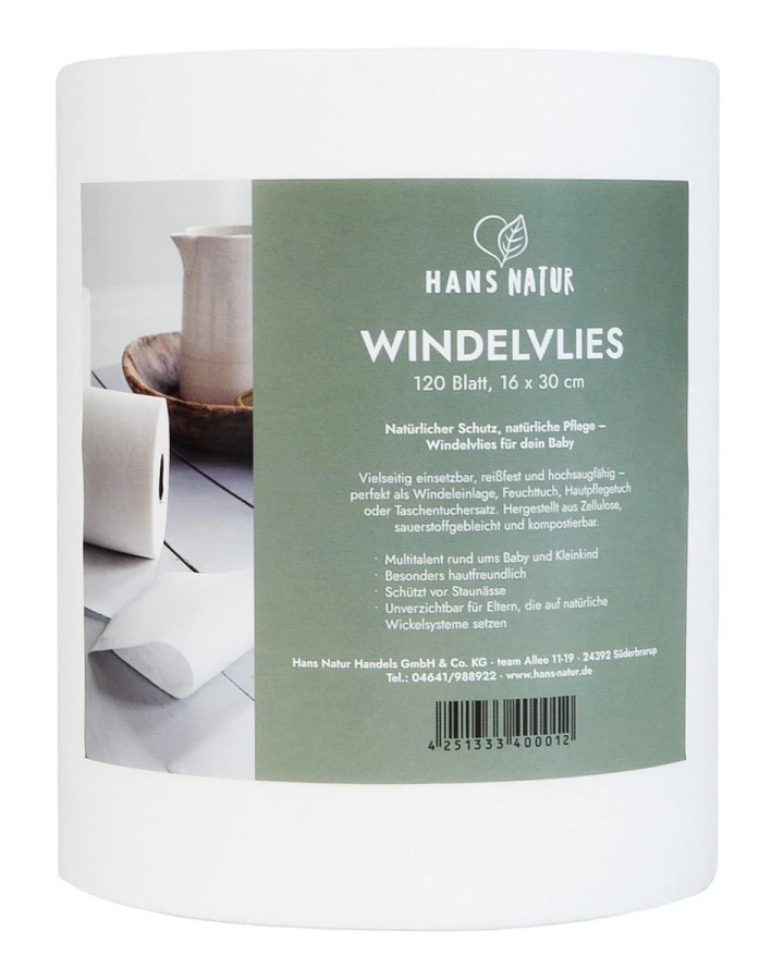 Windelvlies Windel-Einlagen, 16 x 30 cm 120 Blatt