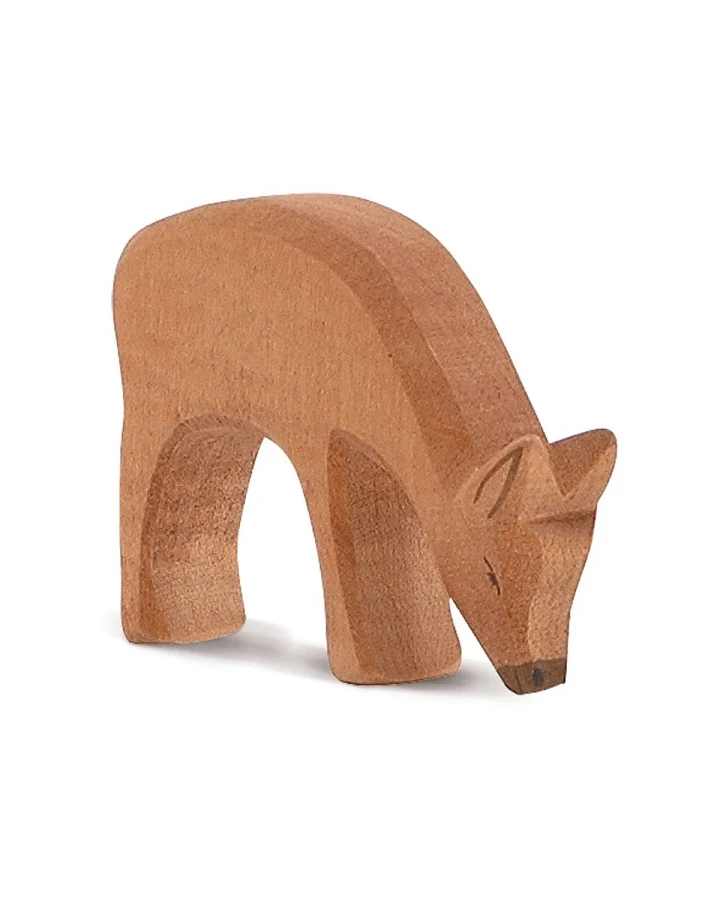 Ostheimer Hirschkuh fressend 11 x 2,5 x 8 cm