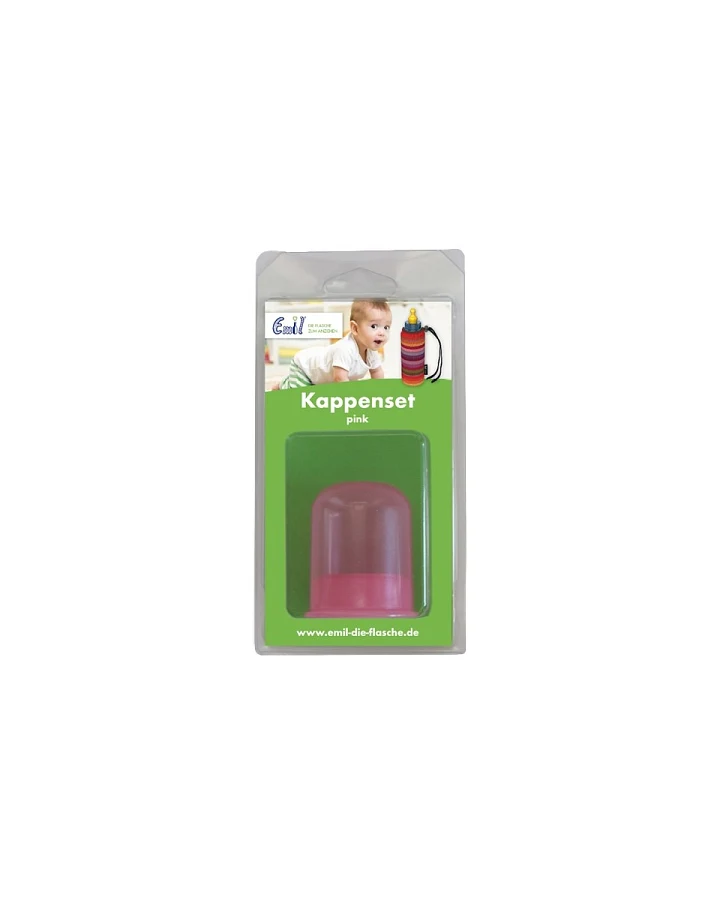 Emil Kappenset pink, verpackt Nur für Babyflasche