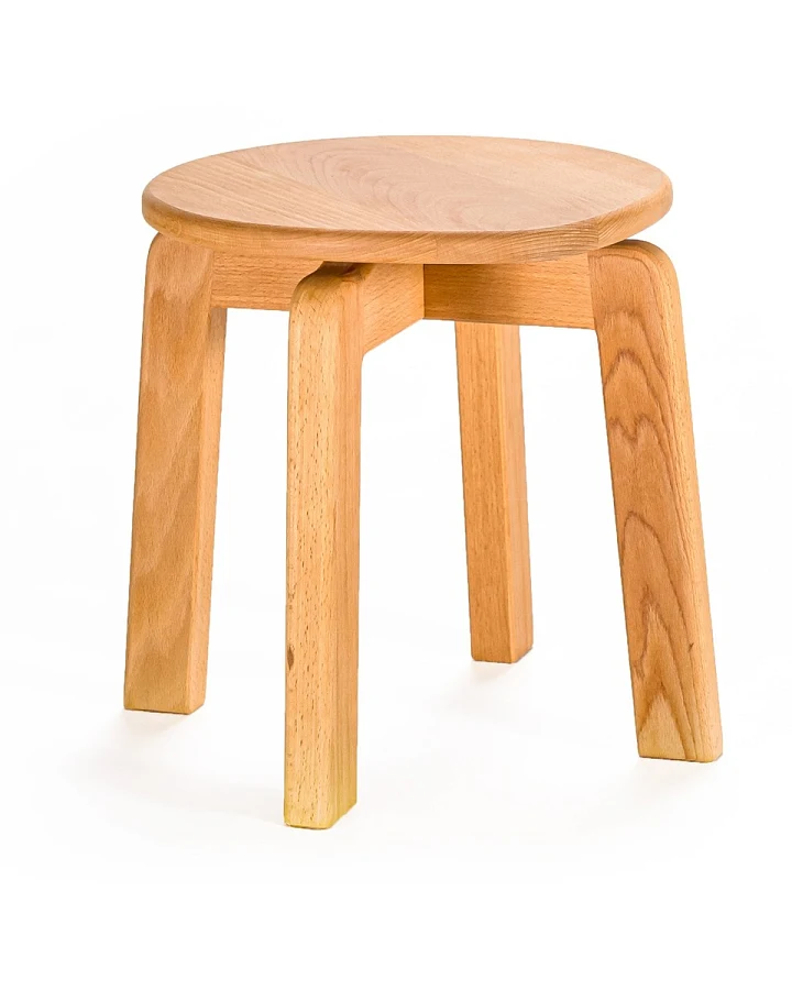 Kinderhocker Leo Buche massiv geölt 32 x 30 x 32,5 cm